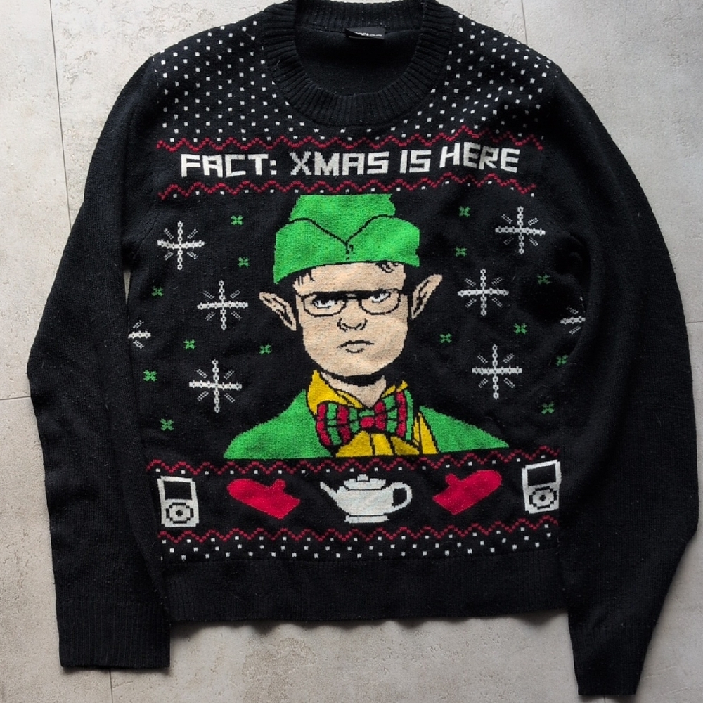 The Office Dwight Schrute Elf Ugly Christmas Sweater